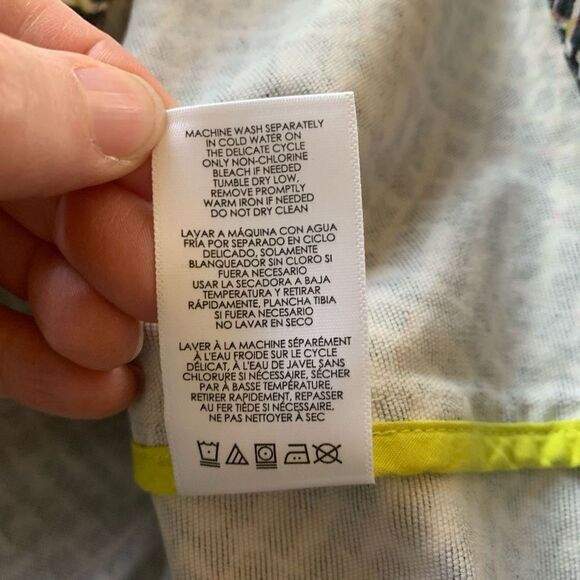 Cabi Cliffside Motto Style Abstract Print Jacket size M - Picture 7 of 10